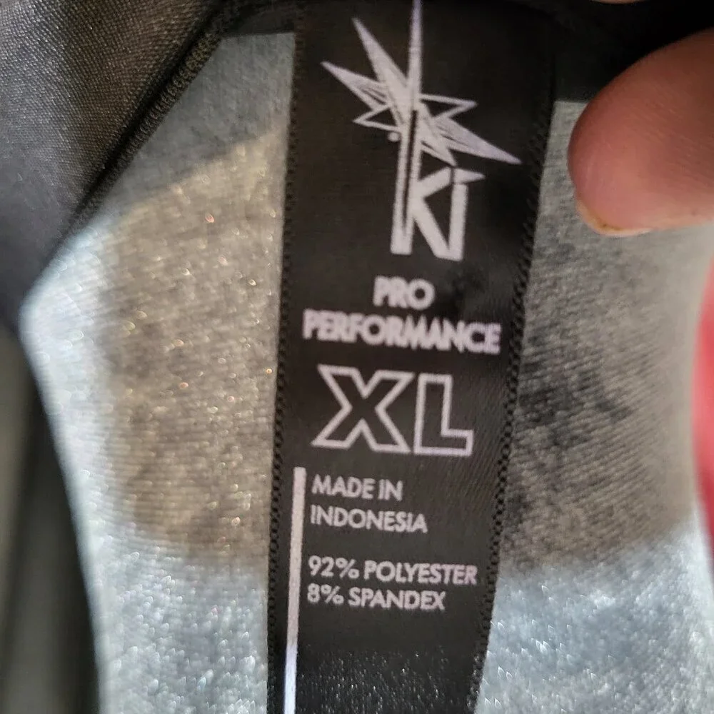 MENS KI PRO PERFORMANCE ATHLETIC RUNNING SHIRT SZ XL